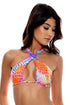 Luli Fama Dancing Queen Cross Halter Top